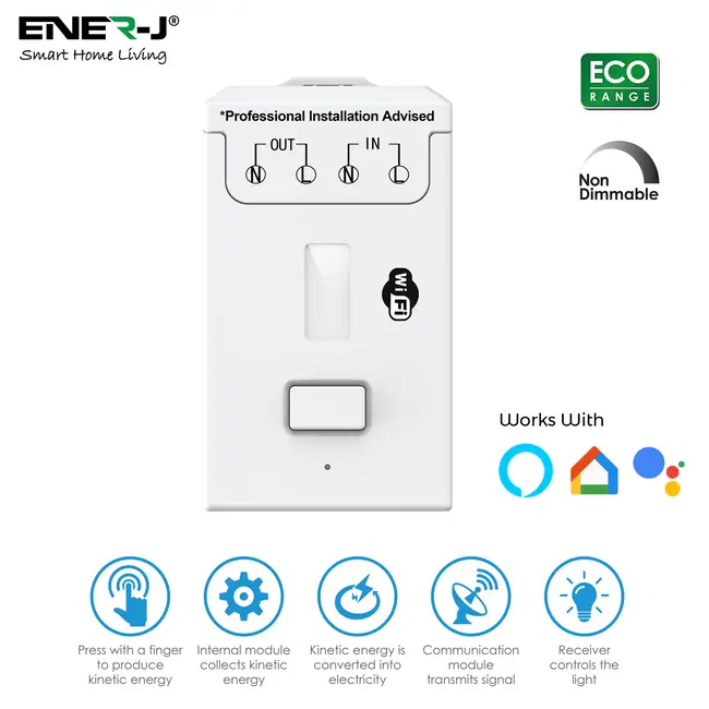 Ener-J Non Dimmable + WiFi 5A RF Receiver