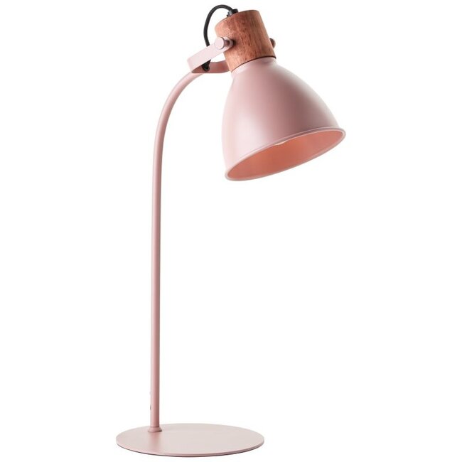 Brilliant Erena TL1  E27  wo bulb table lamp light pink