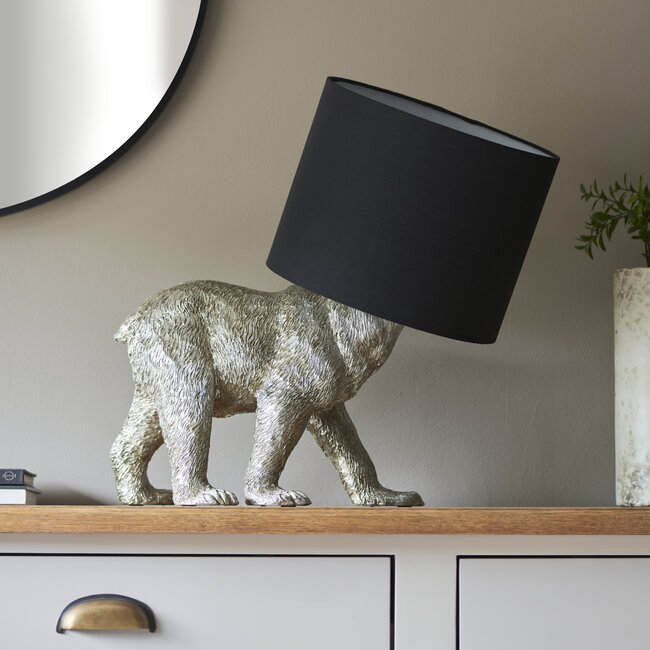 Ben Bear Table Silver