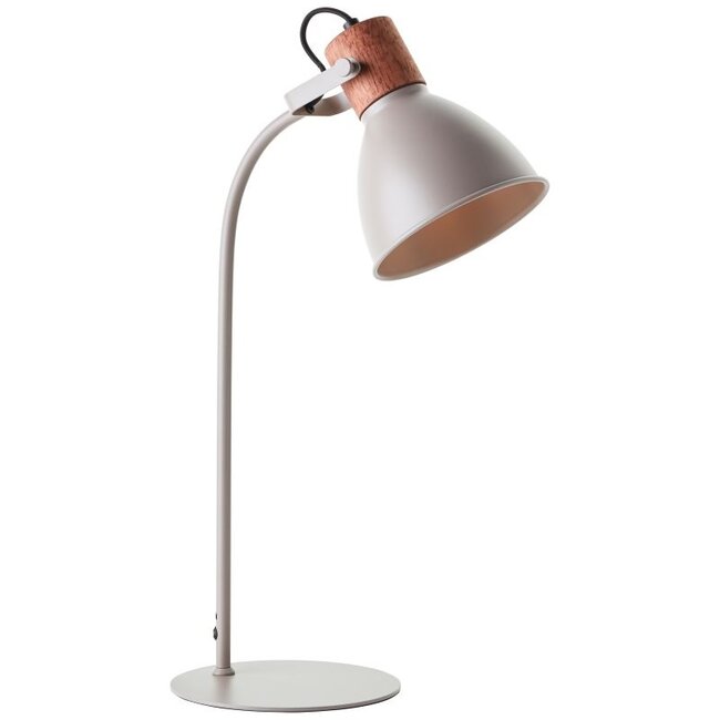 Brilliant Erena TL1  E27  wo bulb table lamp taupe