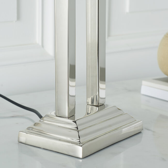 Saran 1lt Table Polished Nickel