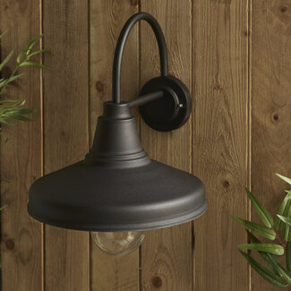Farmhouse wall IP44 10W  - textured black - Factory Second
