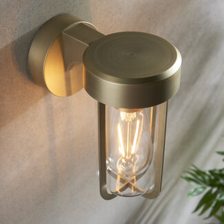 Sentry 1lt Wall - Antique Brass
