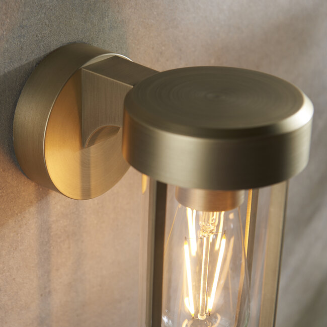 Sentry 1lt Wall - Antique Brass - Factory Second