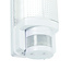 Motion LED PIR 1lt wall IP44 6W daylight white - frosted pc