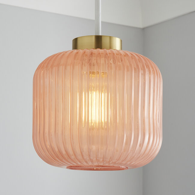 Riley Easy Fit Pendant Pink tinted