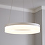 Minnie LED Pendant White and Steel