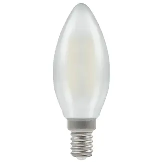 Crompton LED Candle Filament Dimmable Pearl 2.5W 2700K SES-E14