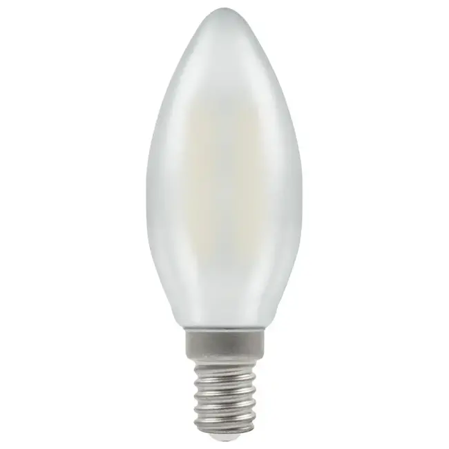 Crompton LED Candle Filament Dimmable Pearl 2.5W 2700K SES-E14