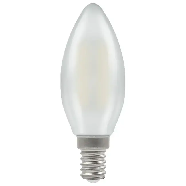 Crompton LED Candle Filament Dimmable Pearl 2.5W 2700K SES-E14
