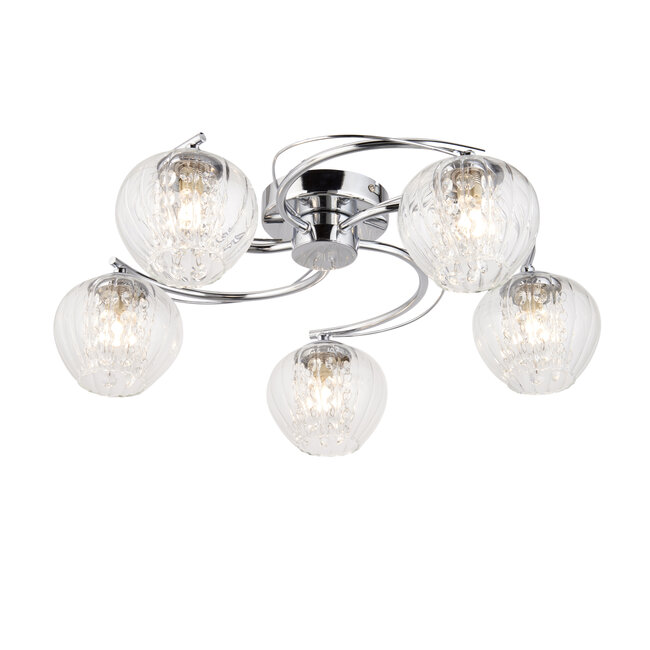 Mesmer 5lt Semi Flush Chrome