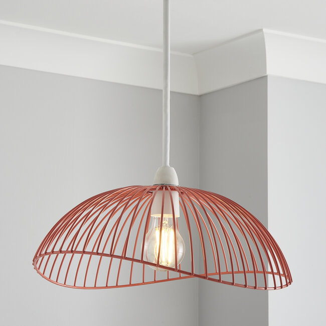 Jacaranda 1lt Pendant Matt Pink Coral