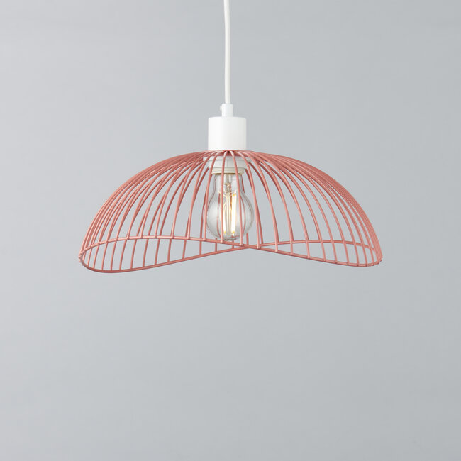 Jacaranda 1lt Pendant Matt Pink Coral