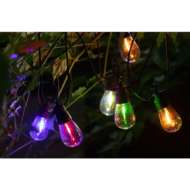 Ener-J Solar RGB Meteor Show String Lights