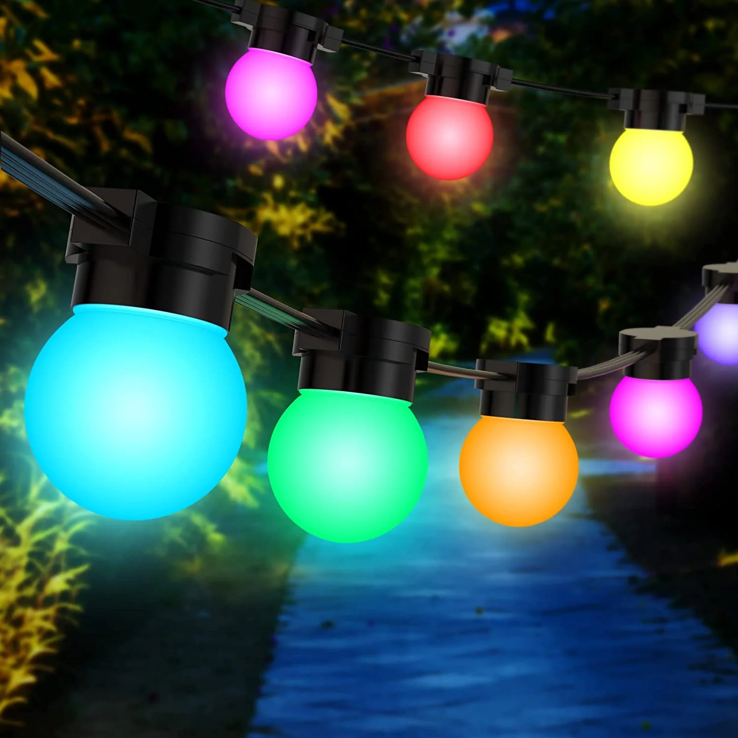 Festooning String T473 LED RGB Festoon String Kit 10M=3M 20LED Lamps with IR Remote - The ...