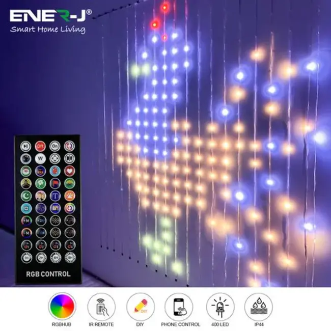 Ener-J Smart Curtain Lights 2x2 Meters