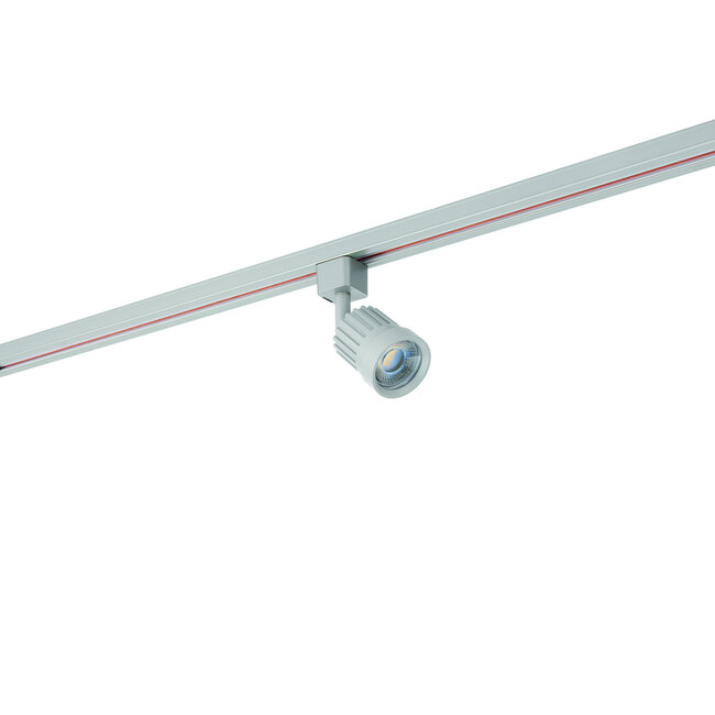 Pacto track head silver 10W cool white - silver paint