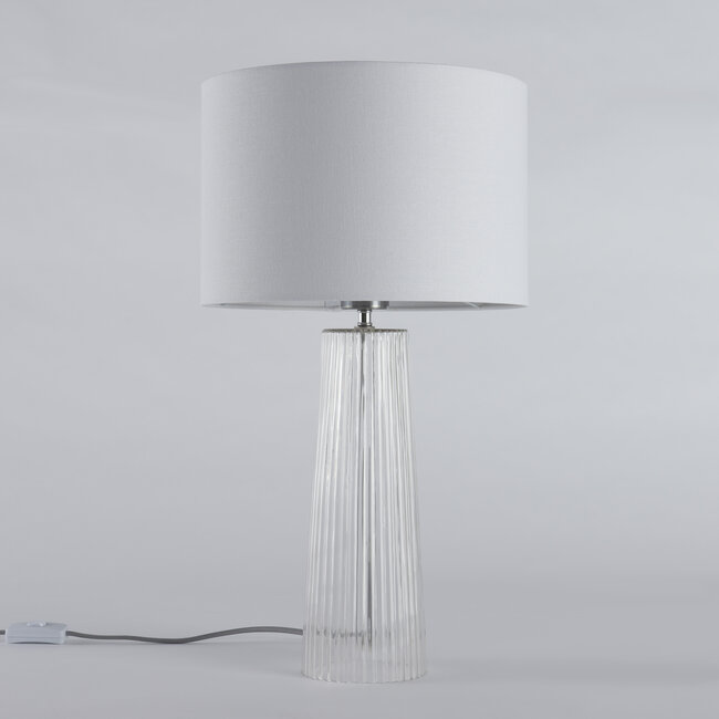 Aero Ribbed Glass Table Lamp