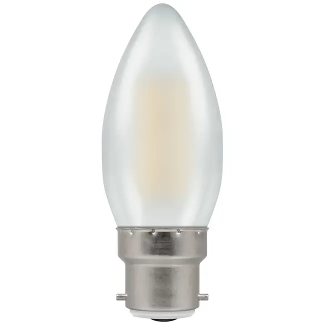 Crompton LED Candle Filament Dimmable Pearl 5W 2700K BC-B22d
