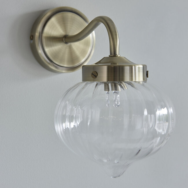 Voyager 1lt Wall Antique Brass