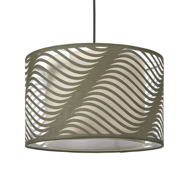Toni Shade Olive Green Faux Linen