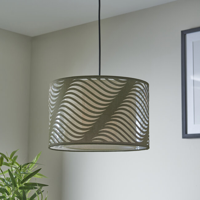 Toni Shade Olive Green Faux Linen