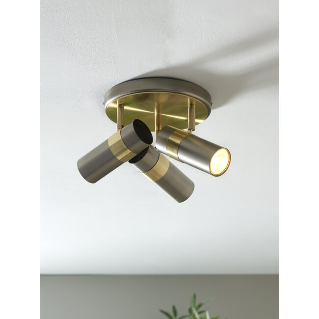 Obi 3lt Spot Nickel and Brushed Gold