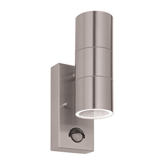 Stoom 2lt Steel LED-PIR