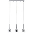 Brilliant Hadan Pendant 3lt Smoke/Chrome