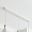 Wulston 3 Light Diner Fitting White