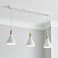 Wulston 3 Light Diner Fitting White