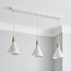 Wulston 3 Light Diner Fitting White
