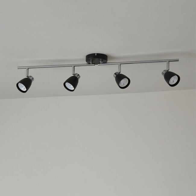 Barto 4 Light spotlight bar black
