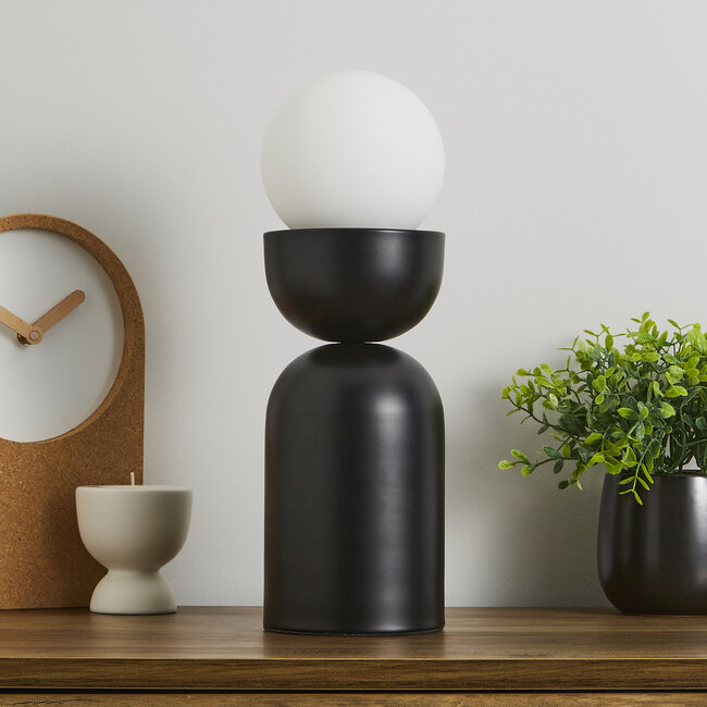 Luna Touch Table Lamp Black