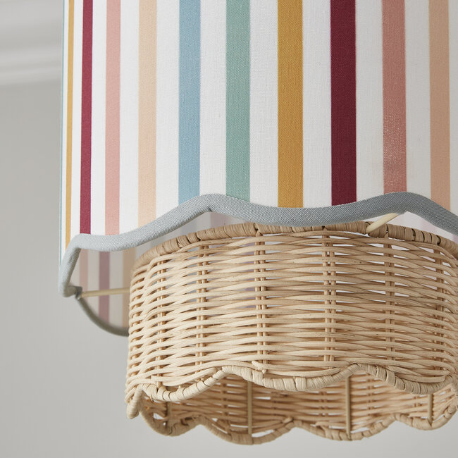 Rainbow Scallop Shade 30cm