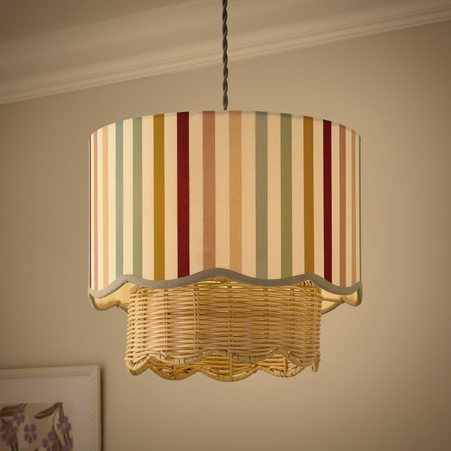 Rainbow Scallop Shade 30cm