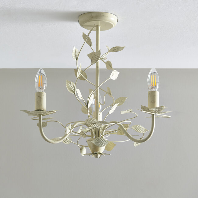 Chantelle 3 Light Semi Flush Ceiling Fitting