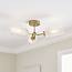 Christie 3 Light Semi Flush Ceiling Fitting