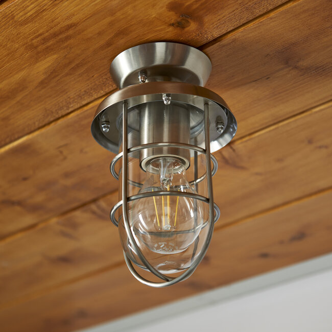 Barker Outdoor Flush Light Stainless Steel