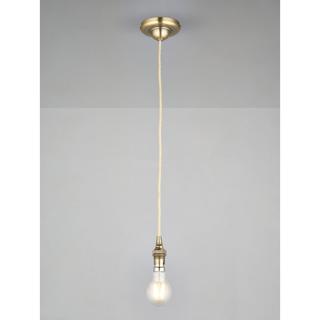 Cable Set antique Brass Plate B22