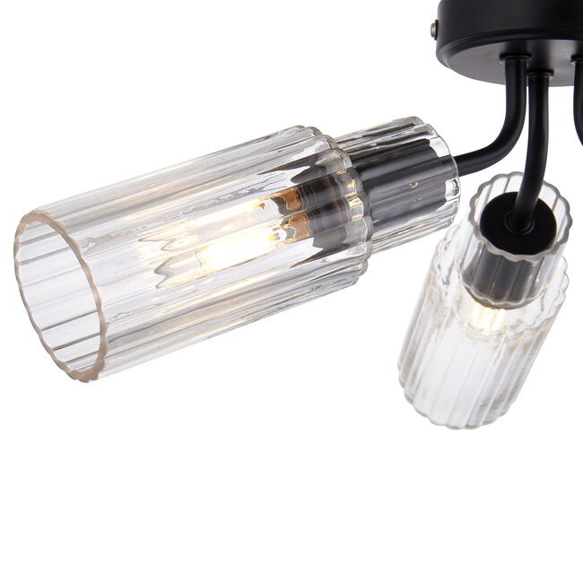 Portland 3 Light Semi Flush