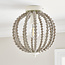Klaudia Beaded 1 Light Flush Ceiling Fitting
