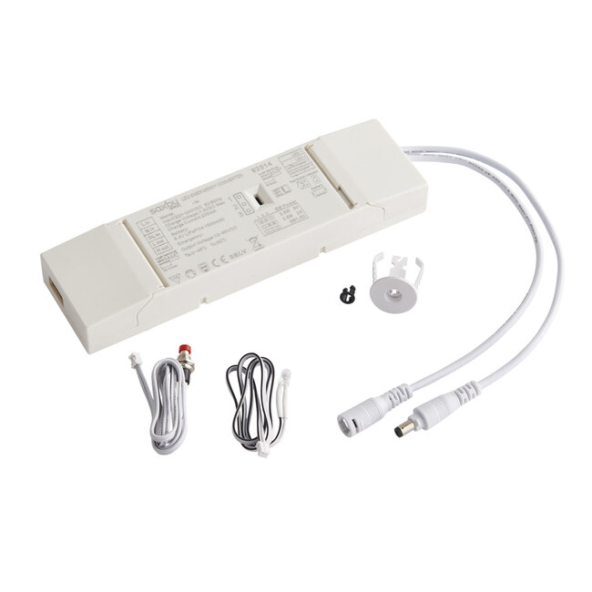 Emergency LED conversion kit EM accessory - gloss white pc