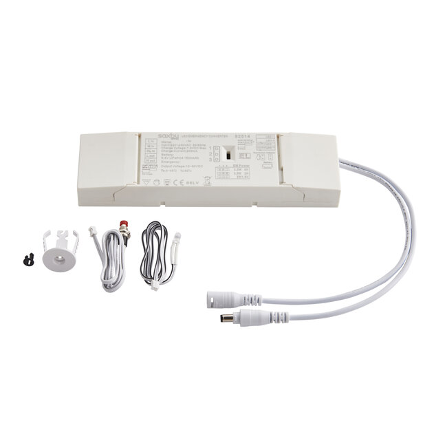 Emergency LED conversion kit EM accessory - gloss white pc