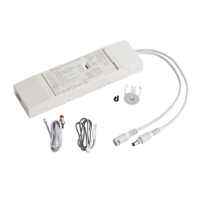 Emergency LED conversion kit EM accessory - gloss white pc