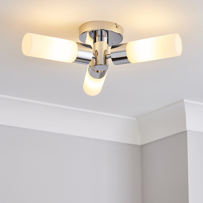 Porto 3lt semi flush Chrome