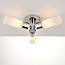 Porto 3lt semi flush Chrome