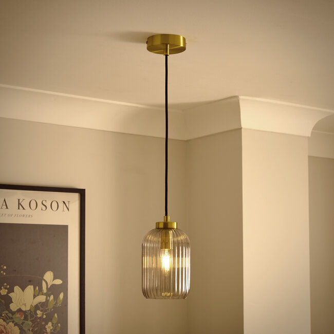 Riley Mini Pendant Brushed Gold