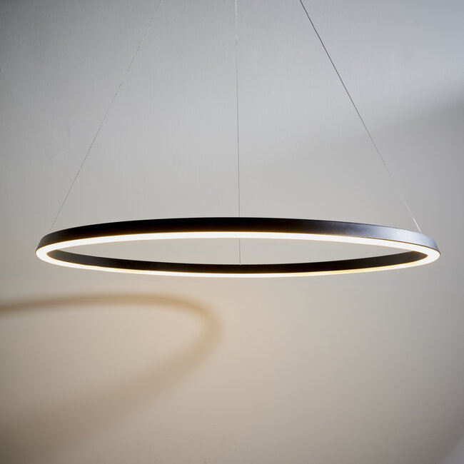 Staten 45W warm white pendant - matt black