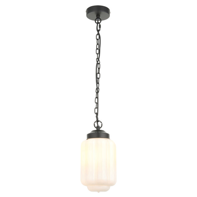 Rene 1lt Pendant IP44 Matt Black